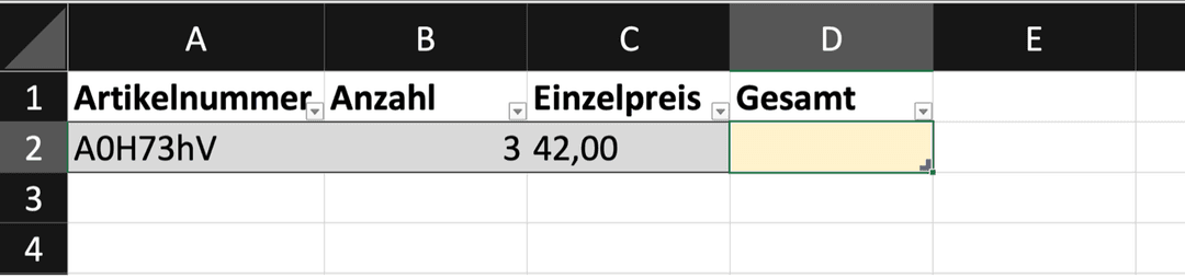 How To Set Up Addition In Excel